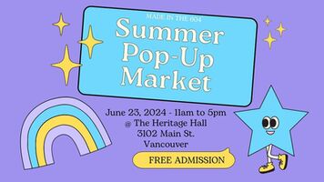 Summer Pop - Up Market